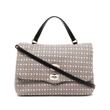 Postina large logo-print tote bag