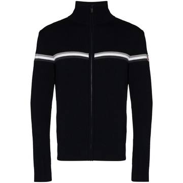 Wengen Fiz 2 striped wool zip-up sweater