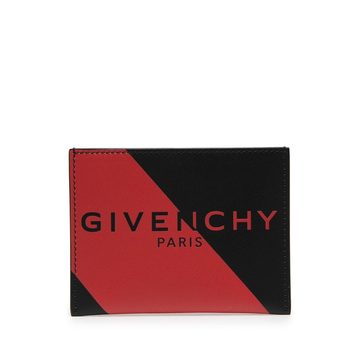 logo print cardholder