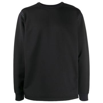 fleece-panel sweatshirt