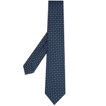 geometric print tie