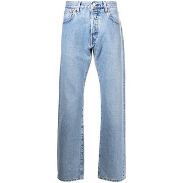 straight-leg jeans