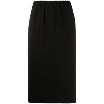velvet straight skirt