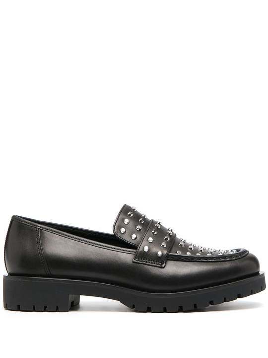 studded leather loafers展示图