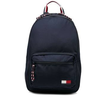 oversized logo patch backpack