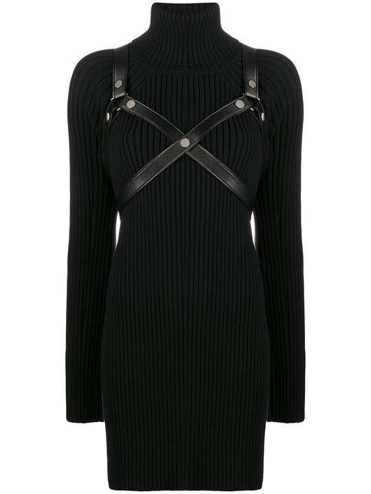 harness roll neck dress展示图