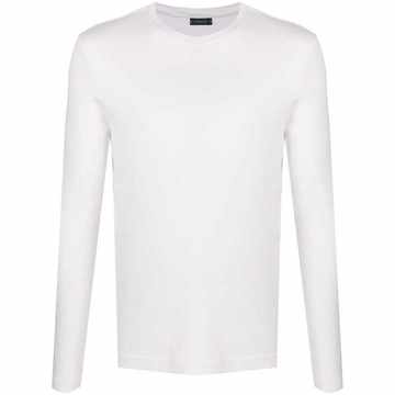 round neck long-sleeved T-shirt