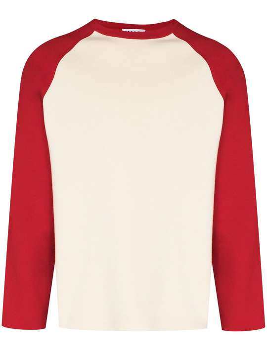 raglan-sleeve cotton T-shirt展示图