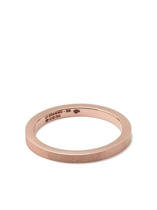 18kt red gold 5g band ring展示图