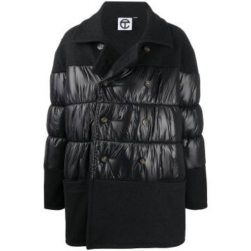 padded wool coat
