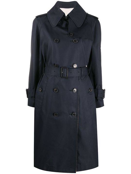 Ink Gabardine Cotton Colour Block Trench Coat | LM-062BS/CB展示图
