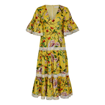 Malia Tiered Floral Cotton Dress