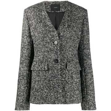 single-breasted wool blazer