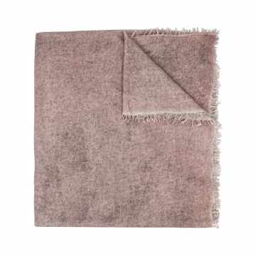 faded-effect cashmere scarf