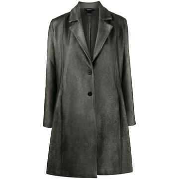 single-breasted tailored coat