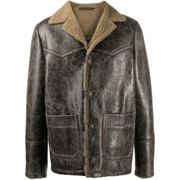 shearling leather jacket