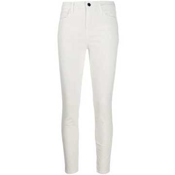 cropped skinny-fit jeans