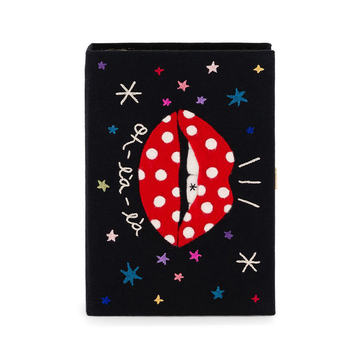 Olympia Le-Tan X Ana Strumpf Oh La La Embroidered Clutch