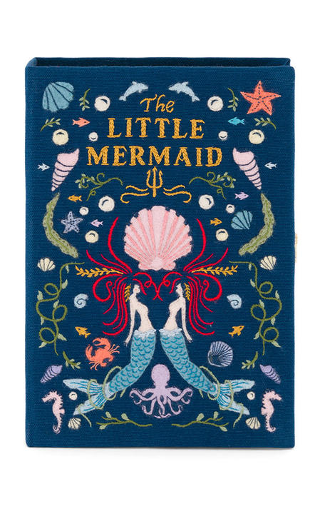 Little Mermaid Embroidered Book Clutch展示图