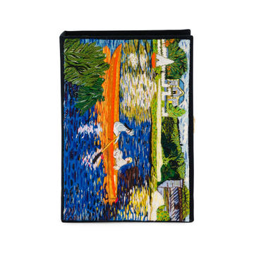 Renoir The Skiff Embroidered Clutch