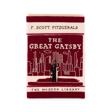 The Great Gatsby Embroidered Book Clutch