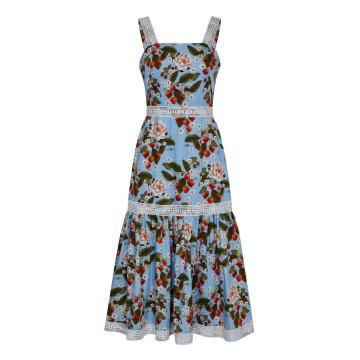 Cordielea Printed Tiered Cotton Dress