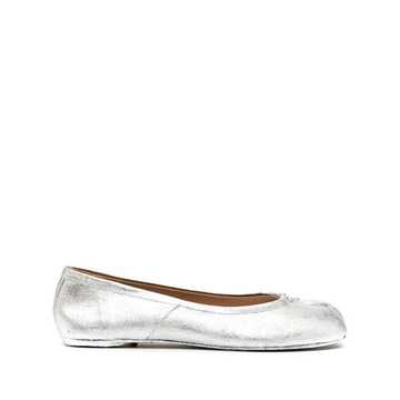 metallic tabi ballet shoes