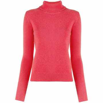 roll-neck knitted top