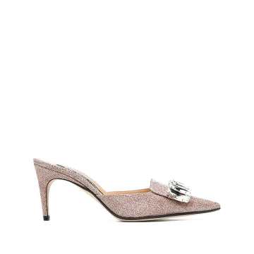 Sr1 pointed-toe mules