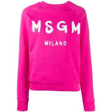 logo print jumper