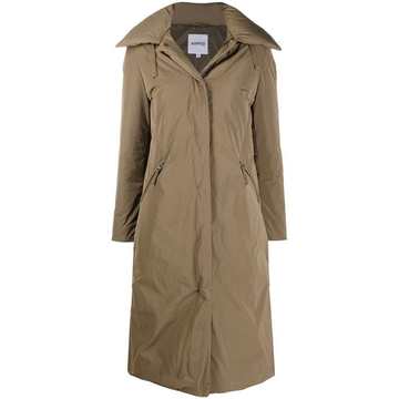 feather down hooded parka