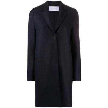 single-breasted tailored coat