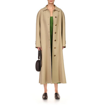 Balmacaan Virgin Wool Coat