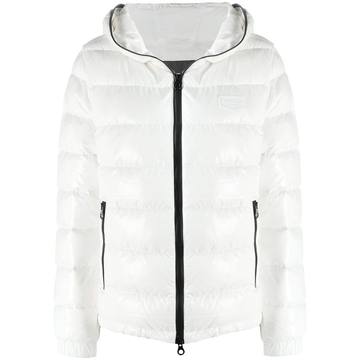 Kumadue logo patch puffer jacket