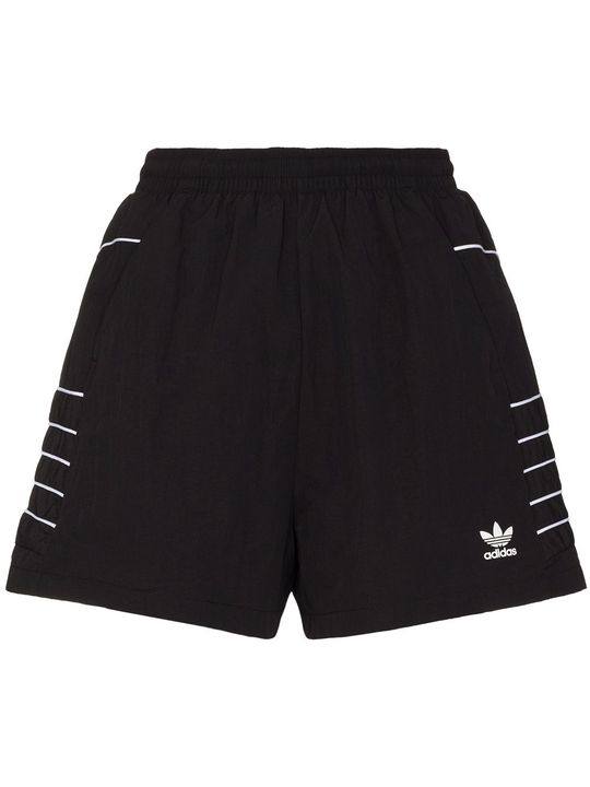 Adicolour wide-leg running shorts展示图