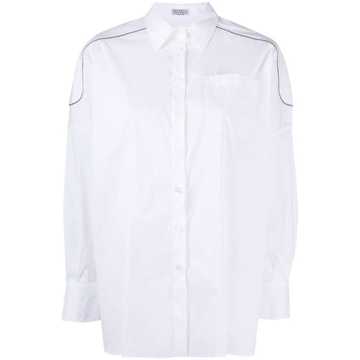 monii-inset shoulder shirt