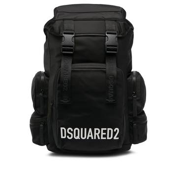 logo-print backpack