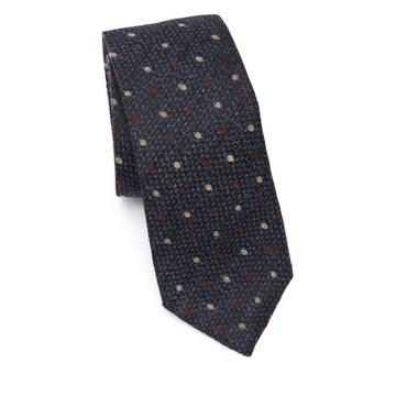 Polka-Dot Wool Tie