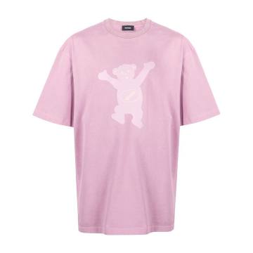 bear print T-shirt