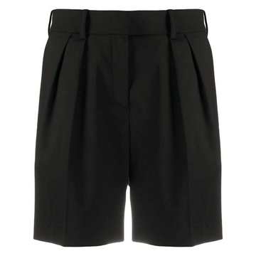 pleat detail tailored shorts