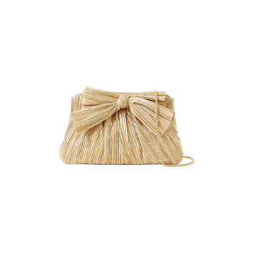 Rayne Pleated Bow Shoulder Bag