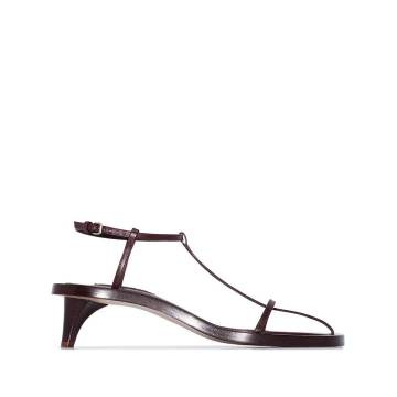 T-bar 45mm leather sandals