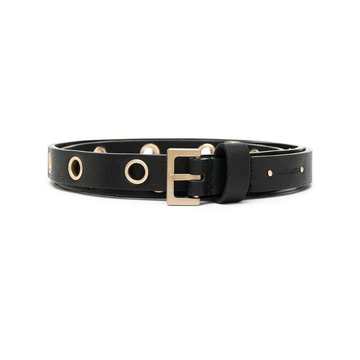 Kristin eyelet leather belt