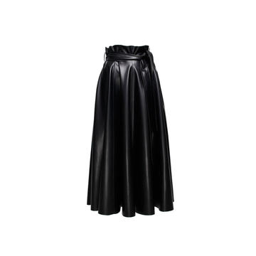 Faux Leather Maxi Skirt