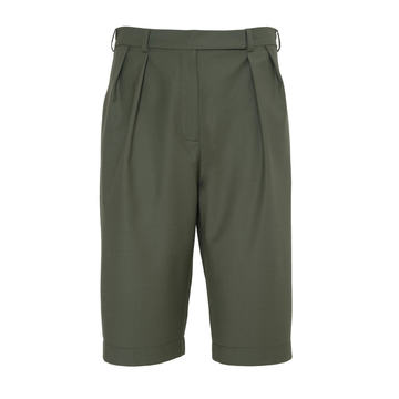 Prince Of Wales Wool-Effect Shorts