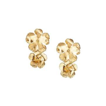 Collette floral drop earrings