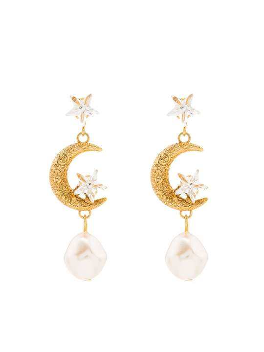 Elpis pearl drop earrings展示图