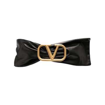 leather VLOGO belt