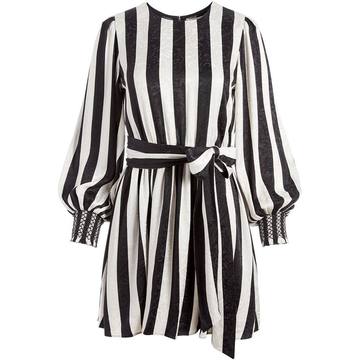 Estefana striped mini dress