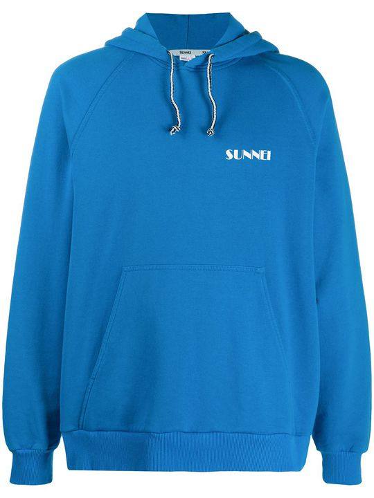 blue logo hoodie展示图